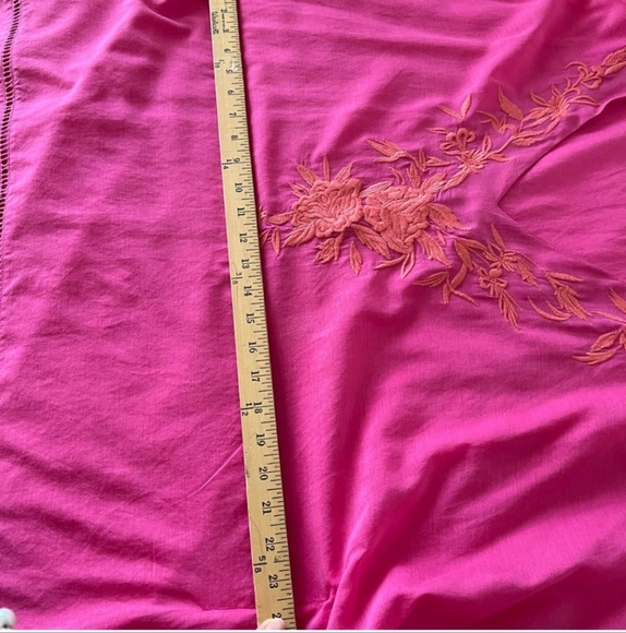 4/$15 SALE Talbots | Swim Cover Pull Over Beach Swimwear Medium Embroidered - Picture 5 of 10